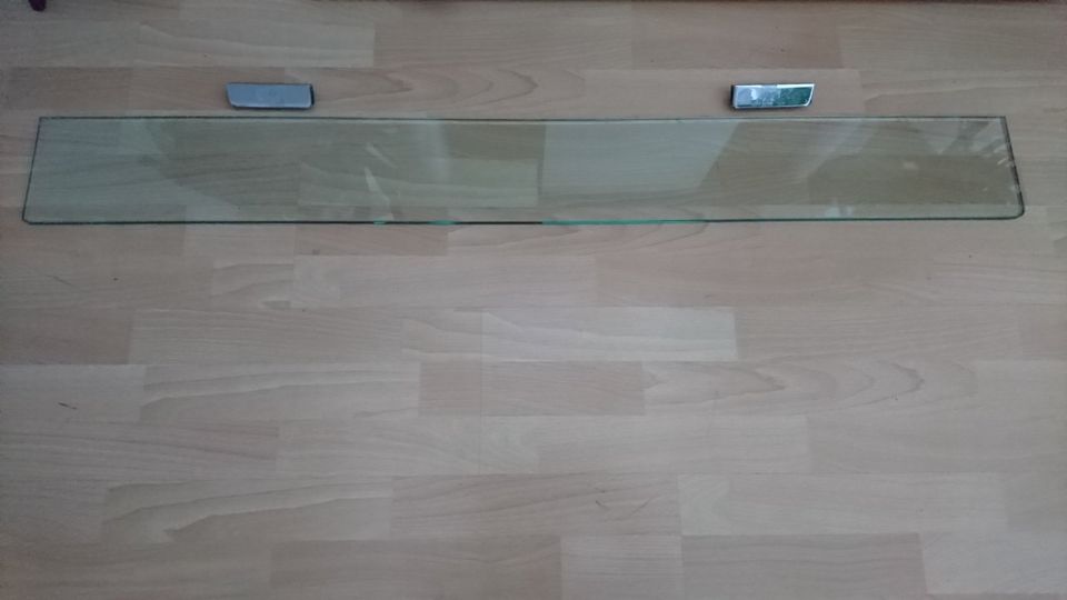 Hochwertige Spiegelablage aus Glas 120x14x1cm in Sandhausen