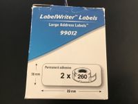 Dymo LabelWriter Etiketten 99012 36mm x 89mm 2 x 260 Nordrhein-Westfalen - Wachtberg Vorschau