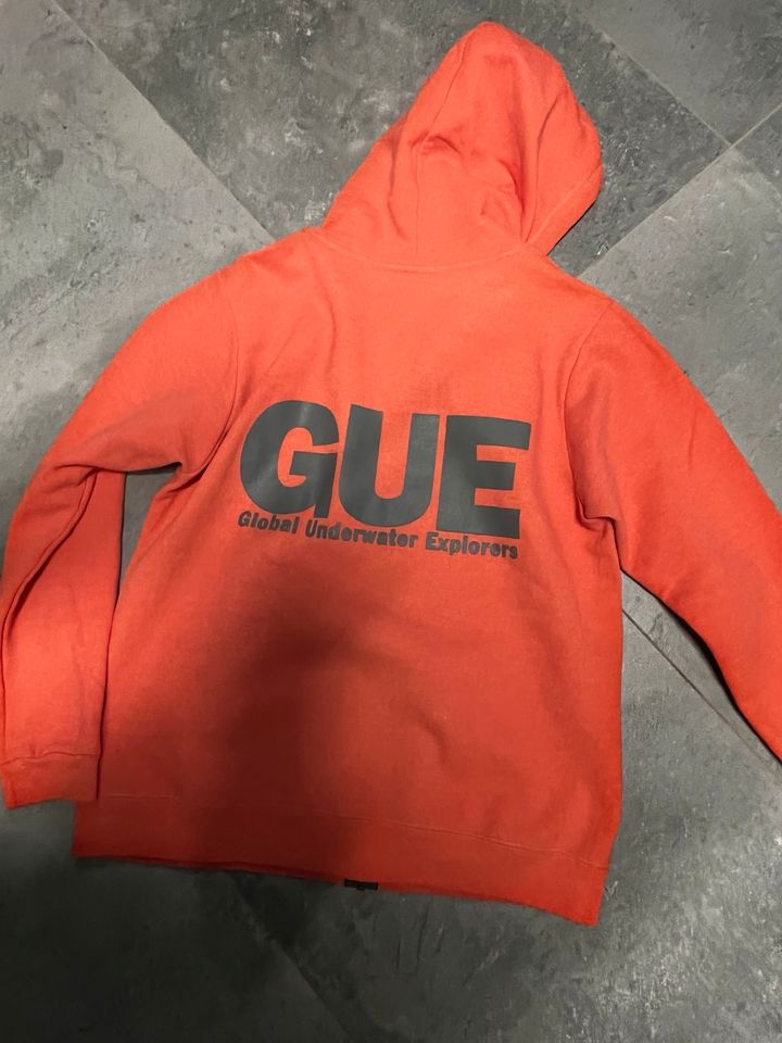 GUE Shirt Jacke Hoodie orange Damen M in Viersen