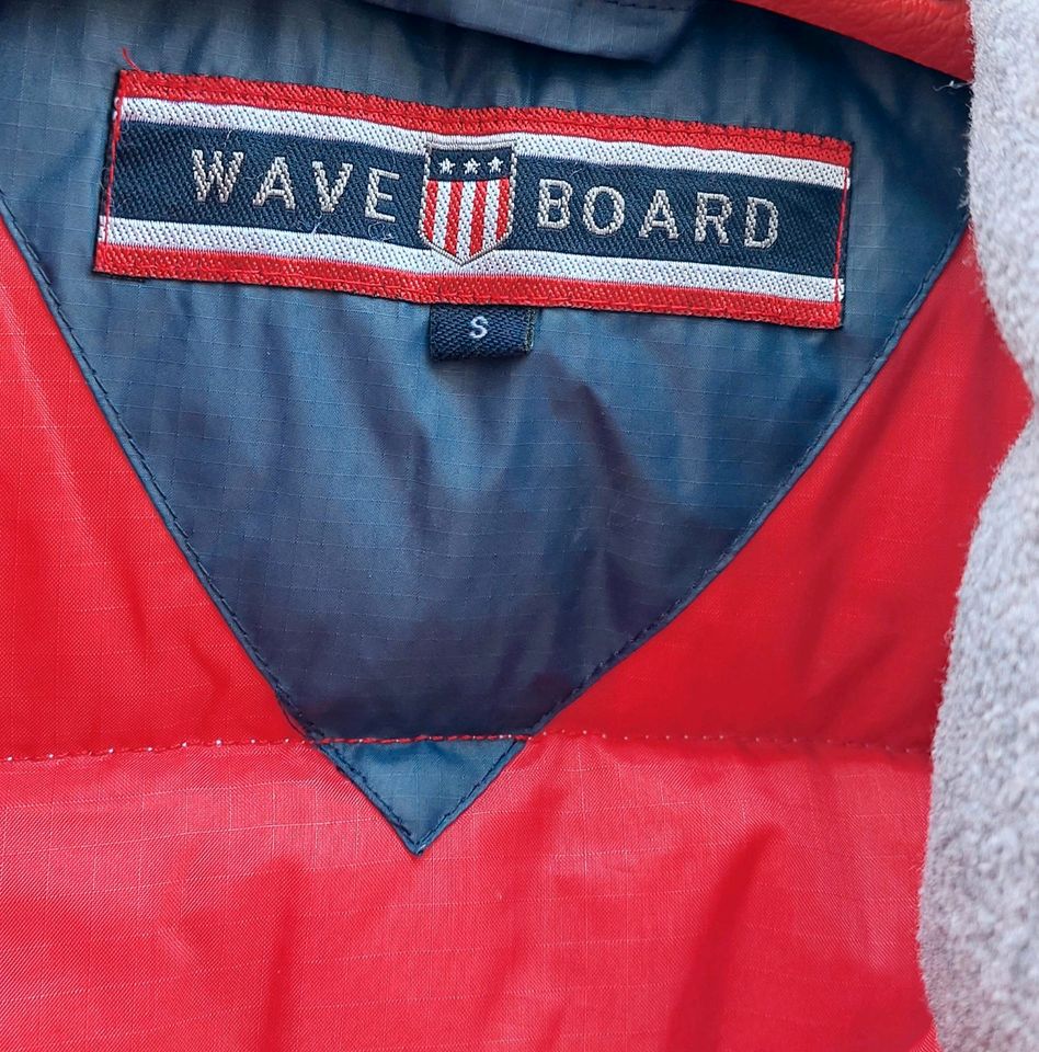 Weste WAVE BOARD Waveboard Größe S blau weiß rot in Tolk