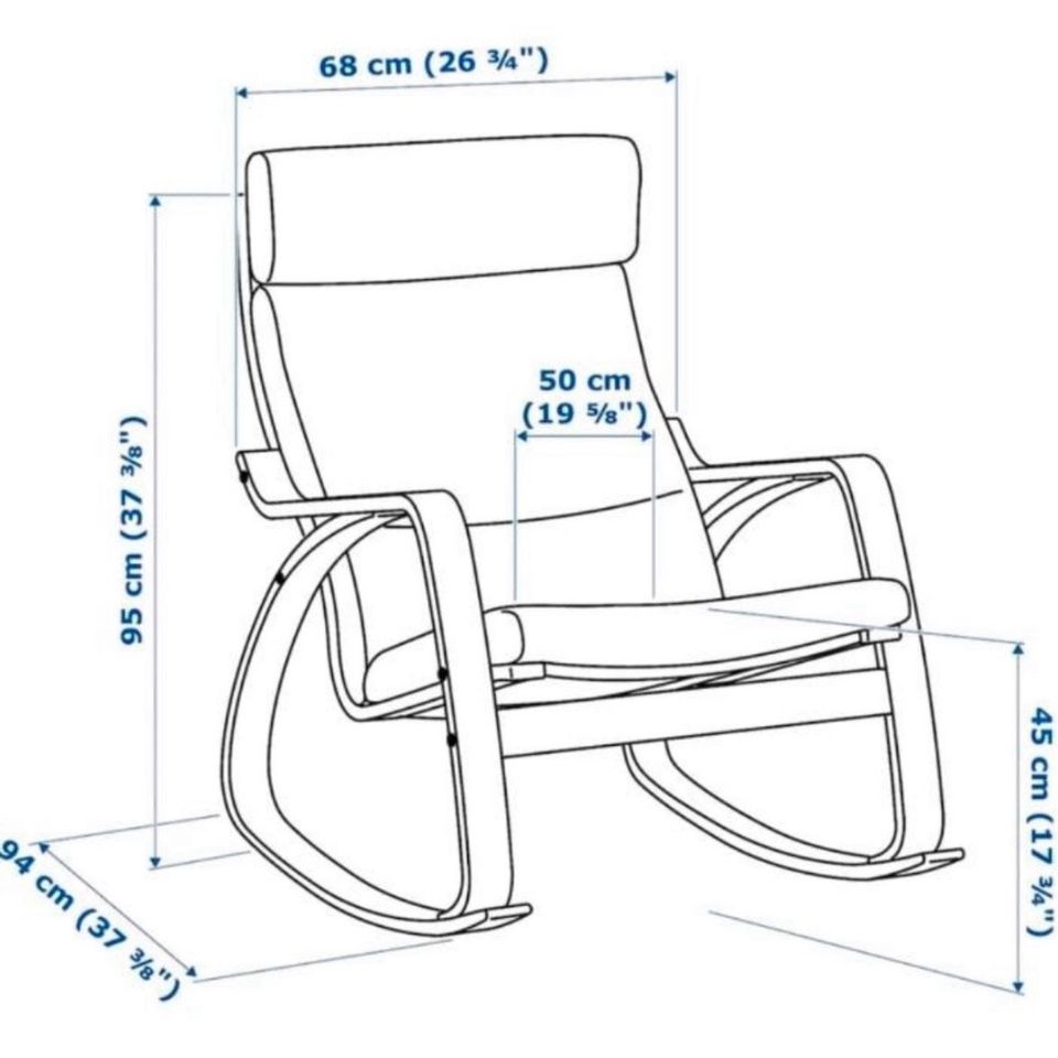 Ikea Poäng Schaukelstuhl in Werne