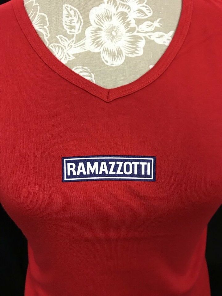 Ramazzotti Damen T-Shirt Größe S Neu OVP Gastro Promo Bar Rot in Niefern-Öschelbronn