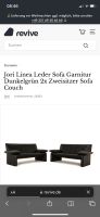 Echtes Designer Leder Sofa schwarz, Zweisitzer Neupreis 8000€ Frankfurt am Main - Kalbach Vorschau