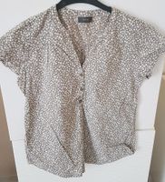 Bluse Kurzarm 40 weiß beige Baden-Württemberg - Ostfildern Vorschau