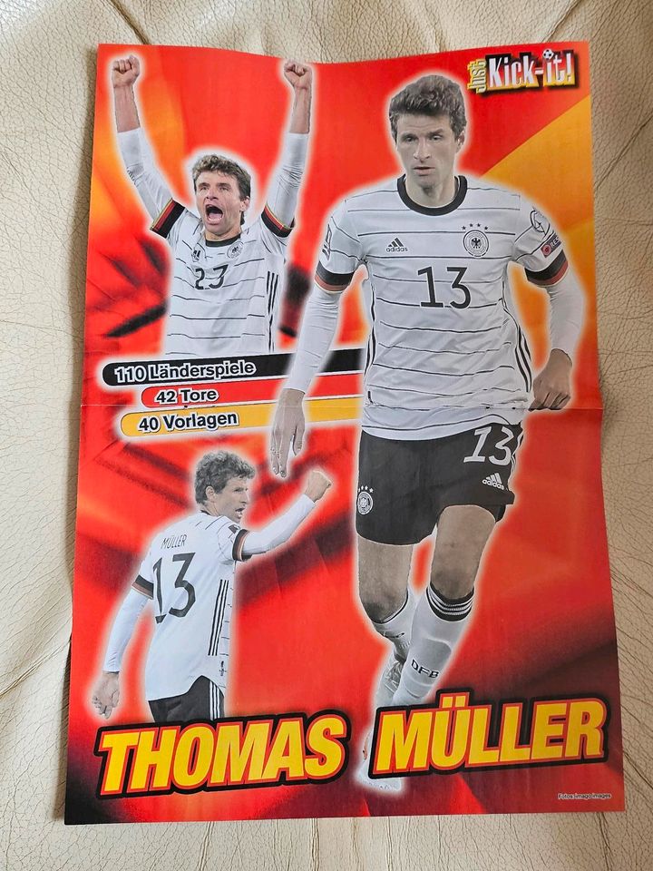 4 x DIN A3 POSTER Thomas Müller DFB Deutschland EM 2024 Fußball ⚽ in Solingen