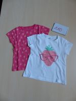 2 süße freche Basic T-Shirts ~ vertbaudet ~ Gr. 110 ~ 100% Baumwo Thüringen - Kölleda Vorschau