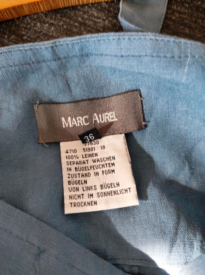 Kleid, Trägerkleid, 100% Leinen, Größe 36, Marke: Marc Aurel in Mittelbiberach