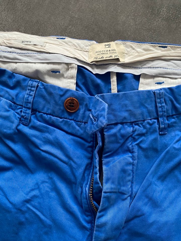 Herrnhose Chino Scotch & Soda 33/34, blau in Eilenburg