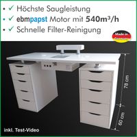 NEU! Manikürtisch Nageltisch T12 für Nagelstudio + starke Staubabsaugung V300 Nordrhein-Westfalen - Warstein Vorschau