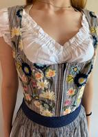 Dirndl blau mit Blumen, Hallhuber Gr 36 Bayern - Gröbenzell Vorschau