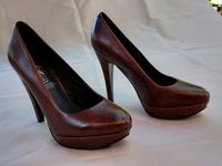 High Heels Plateau Leder 37  5Th Avenue  braun Duisburg - Homberg/Ruhrort/Baerl Vorschau