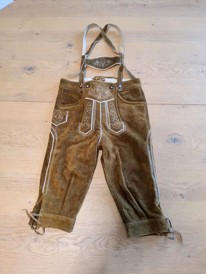 Isar Trachten Lederhose Gr. 122 Echtleder in Regensburg