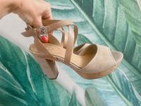Geox Pumps Sandalen Sandaletten gr 40 beige Schuhe Baden-Württemberg - Rheinmünster Vorschau