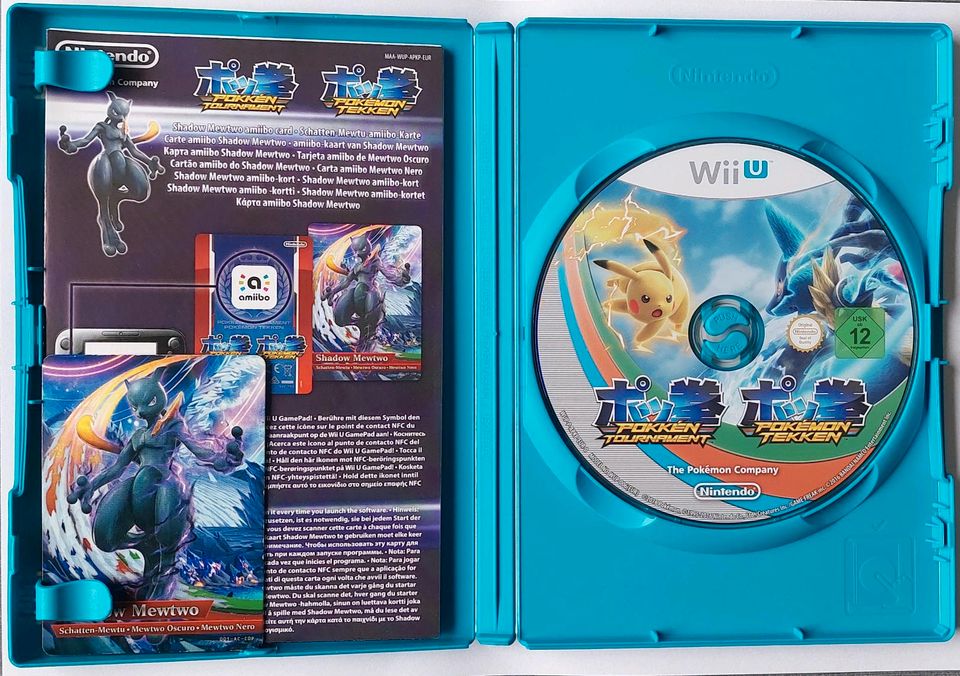 Nintendo Wii U Spiel Pokemon Tekken amiibo Karte enthalten in Schechingen