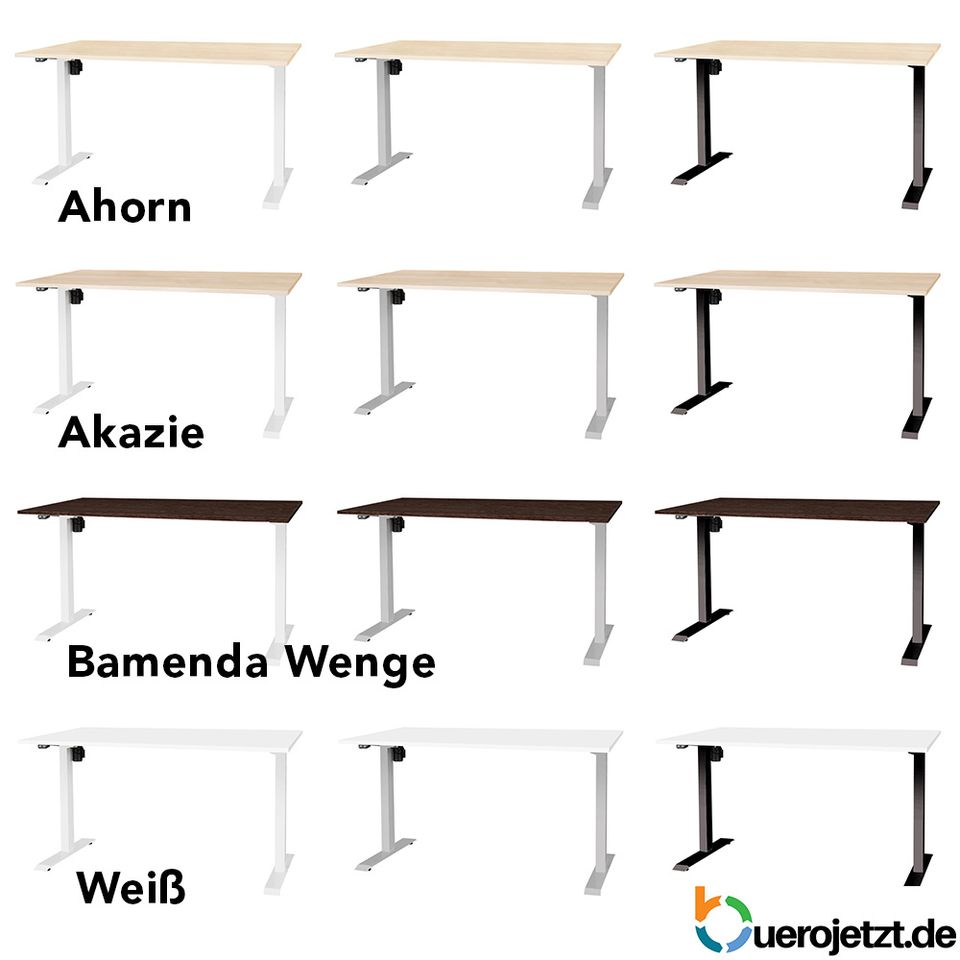 200x Schreibtisch NEU elektrisch höhenverstellbar weiß Büro 120cm in Berlin