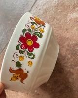 Original DDR Schale ca 14 cm Blumen floral Sachsen-Anhalt - Weferlingen Vorschau