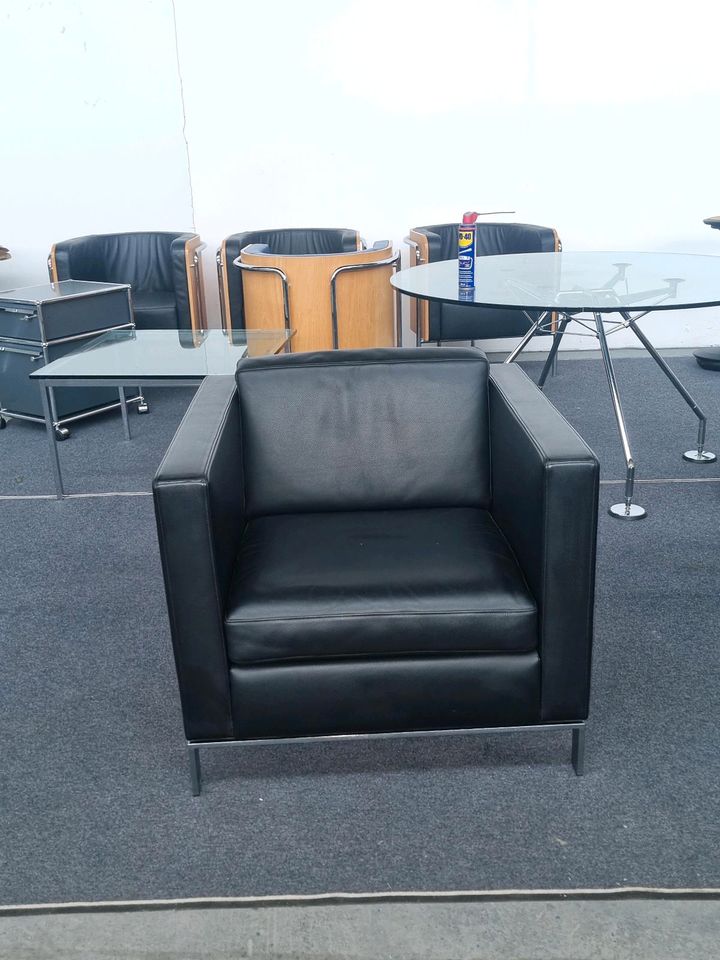 Walter Knoll Foster 500 Leder Sessel Schwarz in Mönchengladbach