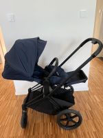 Cybex priam indigo blau schwarz Gestell mit Adapter+Regenverdeck Hamburg Barmbek - Hamburg Barmbek-Süd  Vorschau