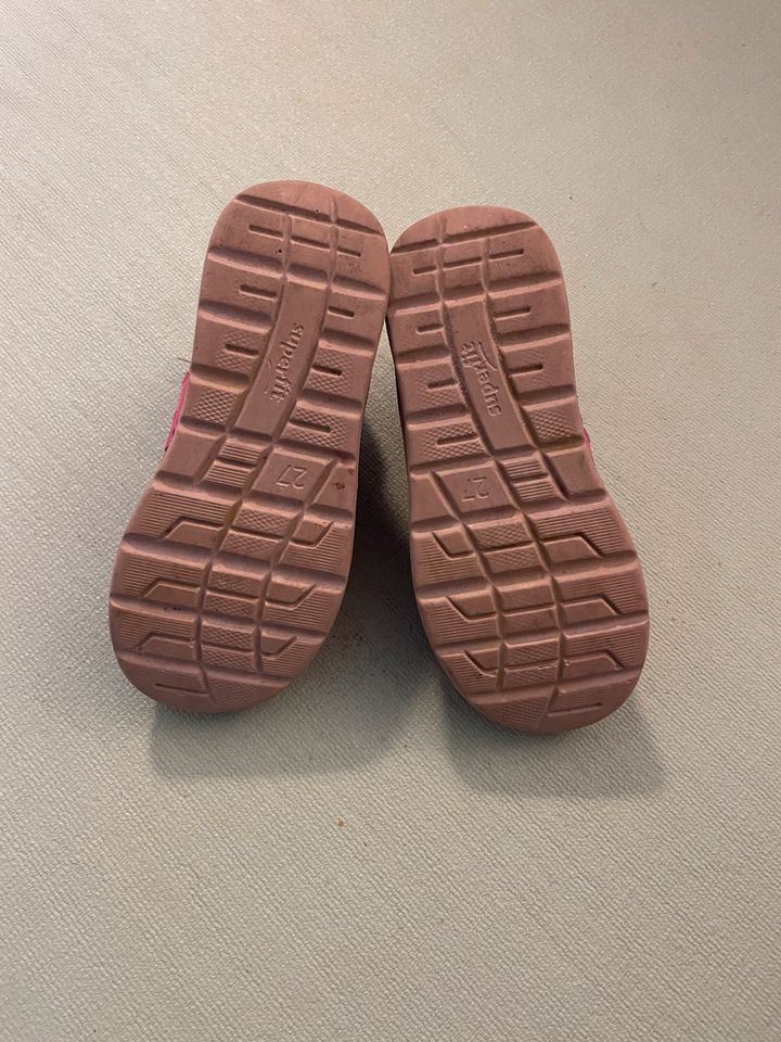 Superfit Halbschuhe Turnschuhe Sneaker pink Größe 27 in Niederdorfelden