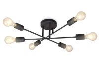 Schwarze Deckenlampe 6 flammig - E27 Fassung max 40 Watt Rheinland-Pfalz - Speyer Vorschau