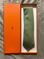 Hermes Krawatte - Grün - 100% Seide - Made in France München - Sendling Vorschau