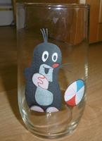 DDR Glas Trinkglas Kinderfernsehen der kleine Maulwurf Sachsen - Döbeln Vorschau