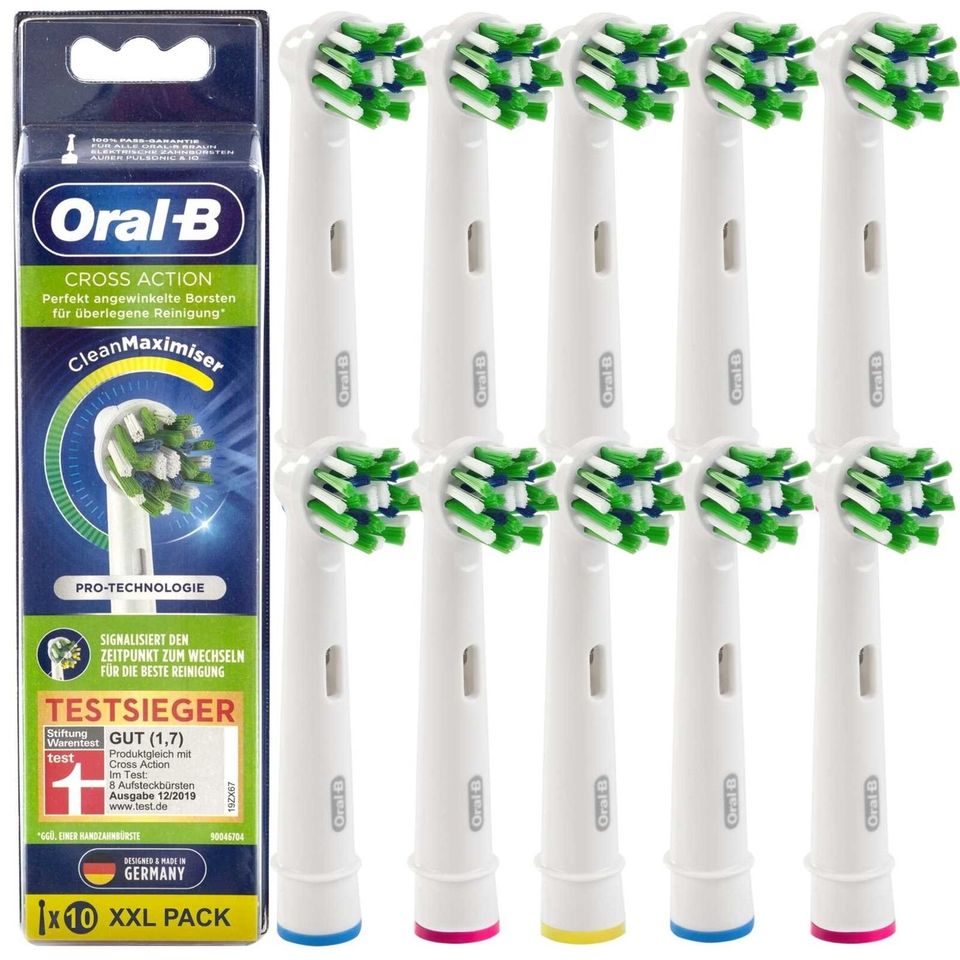 10 x BRAUN ORAL-B CROSS ACTION Aufsteckbürsten 3 STÜCK, neu Ersat in Berlin  - Charlottenburg | eBay Kleinanzeigen ist jetzt Kleinanzeigen