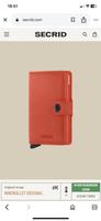 Secrid Miniwallet orange/Geldbörse/Portemonnaie Mitte - Tiergarten Vorschau