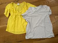 Umstandsshirt / Stillshirt zweier Set gelb und weiß Rheinland-Pfalz - Waldalgesheim Vorschau