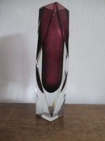 Murano Glas Block Vase Violette Mandruzzato ? Sommerso ? 24 cm Duisburg - Duisburg-Mitte Vorschau