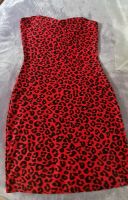 Miederkleid Shapewear Kleid trägerlos animal print rot-schwarz M Bayern - Moorenweis Vorschau