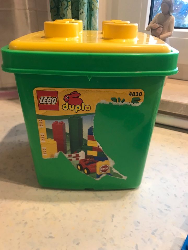 LEGO Duplo 4830 Eimer Box Deckel Auto Figur Steine - Top in Neumarkt i.d.OPf.