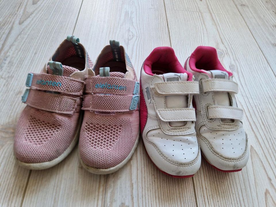 Turnschuhe, Sneaker, Puma, Elefanten, rosa, Gr.26, Klett in Mainz