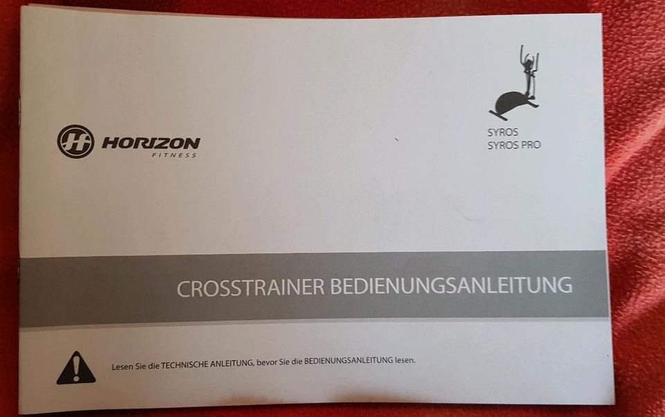 ✅ Crosstrainer Horizon syros Fitness Sport Training in Berlin