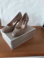 Tamaris Pumps beige Gr.40 textil/Leder Bayern - Buchenberg Vorschau