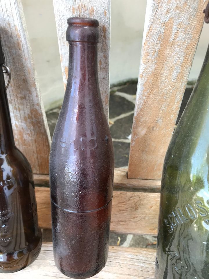 Flaschen – Konvolut – aus Dachbodenfund in Nandlstadt
