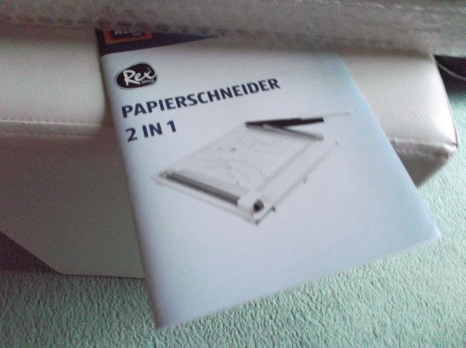 Rex® OFFICE Papierschneider, 2-in-1 neu. in Merzig