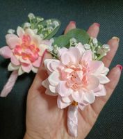 Ansteckblume Hochzeit Bräutigam, Trauzeuge, Boutonniere aus Kunst Baden-Württemberg - Gerlingen Vorschau