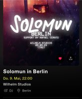 Solomun Berlin Tickets (4x) 09.05.24 Sachsen - Radeburg Vorschau