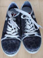 Rieker Sneaker Schnürschuh Gr. 37 braun grau schwarz mit Silber Bayern - Memmingerberg Vorschau