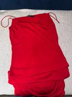 Rotes Midikleid mit Spaghettiträgern S/M Frankfurt am Main - Dornbusch Vorschau