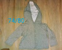 Dünne Sweatjacke in Größe 74/80 Nordrhein-Westfalen - Hilden Vorschau