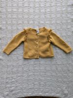 H&M Strickjacke mit Volant Gr. 74 gelb senf Niedersachsen - Lüneburg Vorschau