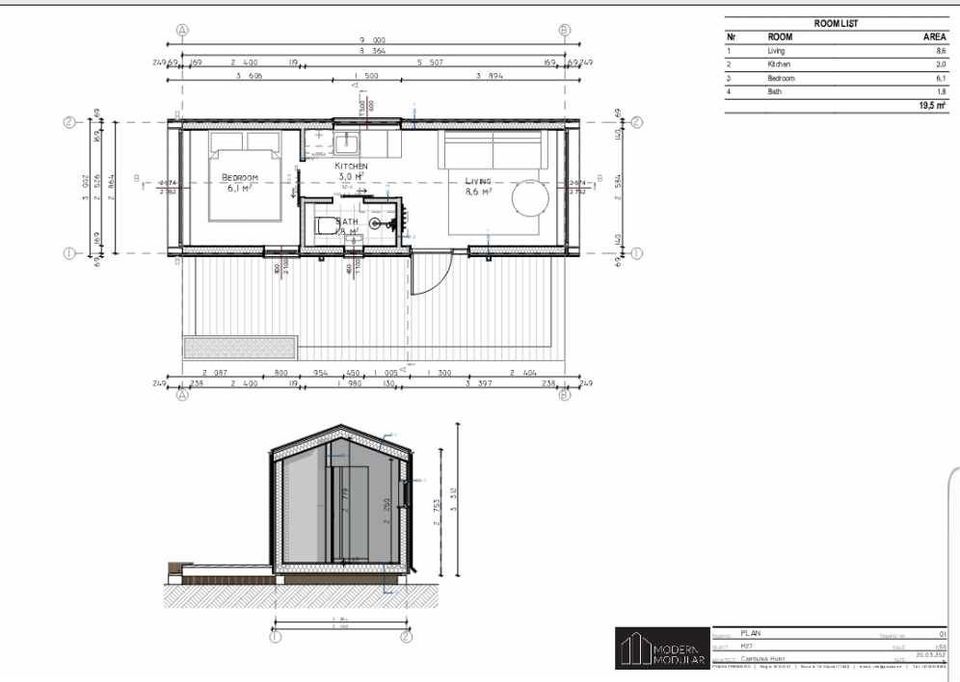 Fertighaus Element Haus Tinyhouse Modulhaus Minihaus Gartenhaus Elementhaus Tiny House Anbau Ferienhaus Tiny House Massivhaus in Nürnberg (Mittelfr)