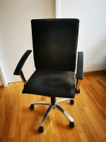 Bürostuhl Stuhl Sessel Drehstuhl Rollen schwarz Leder Imitat Bayern - Traunstein Vorschau