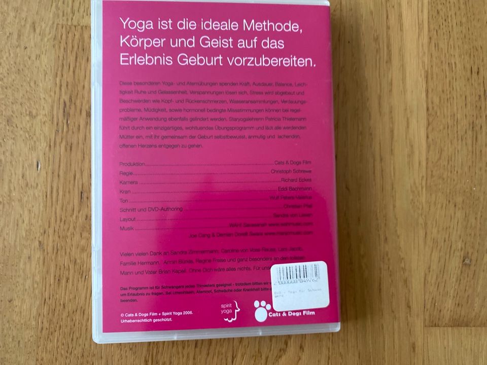 DVD Yoga für Schwangere Patricia Thielemann in Eisenberg 