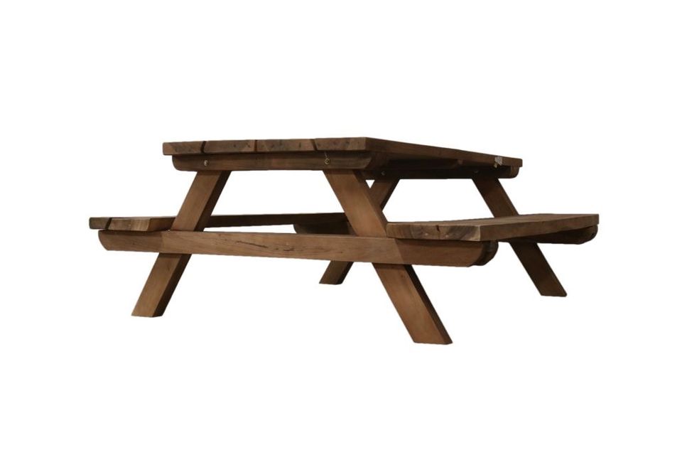 200 cm Gartentisch Picknicktisch mit 2x Bank Teakholz NEU Teak Holz Massiv Gartenmöbel Garten Möbel Echtholz ovaler Tisch Outdoor Table Tuin Braun Bänke Recheckig in Wermelskirchen