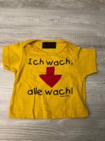 Rahmenlos Shirt gelb alle wach Größe 56/62 Hessen - Rosbach (v d Höhe) Vorschau