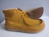 Damen Schuhe Boots BIRKENSTOCK Gr 40 UK 7 senf gelb Leder Duisburg - Rheinhausen Vorschau