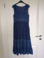 Blaues Maxi-Kleid Sommerkleid mit Spitzenbesatz Nordrhein-Westfalen - Bornheim Vorschau